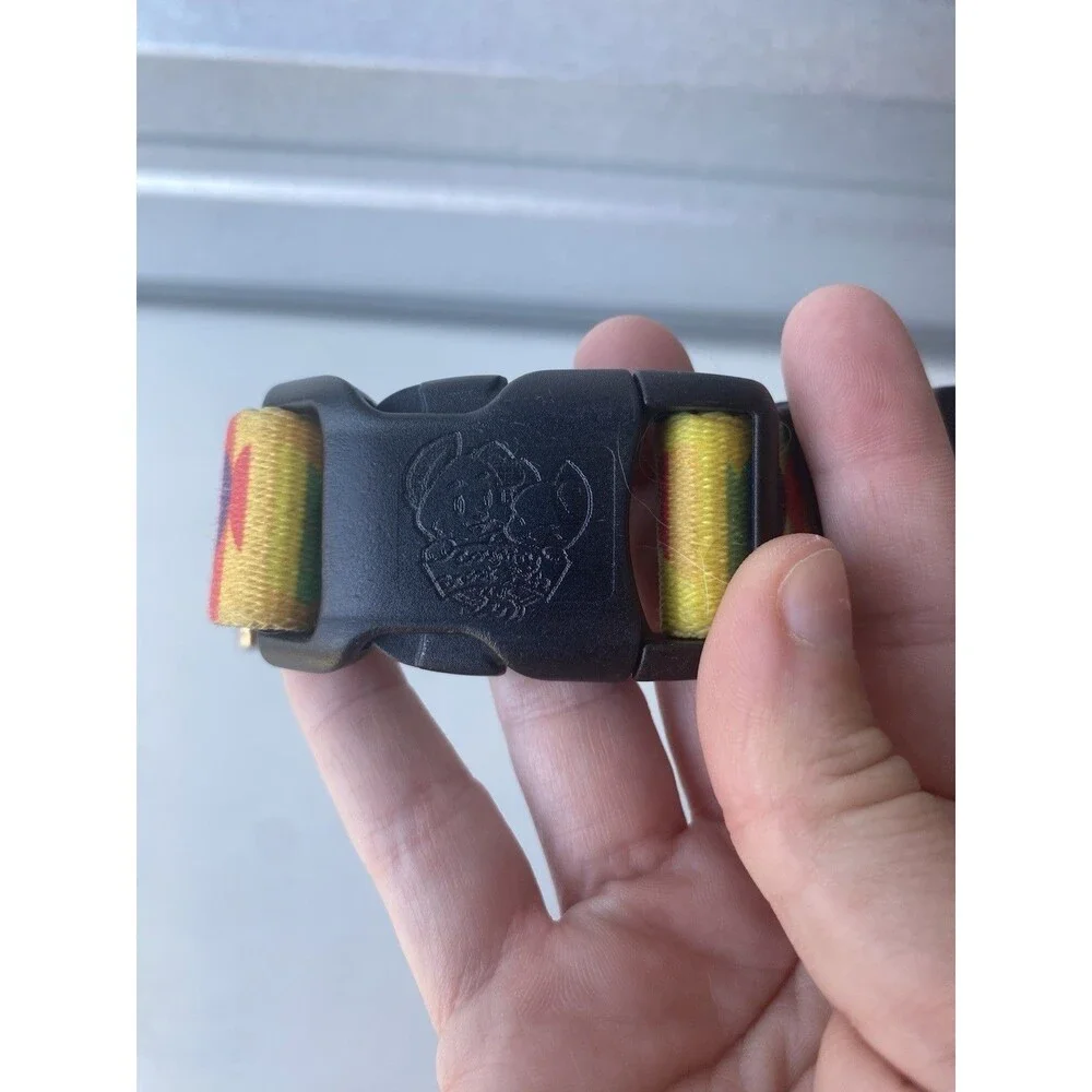 Rainbow Heart Dog Collar Adjustable Quick Release Buckle Nylon Small Medium